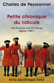 Petite chronique du ridicule – Charles de Peyssonnel