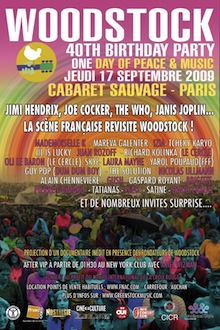 Woodstock Party au Cabaret Sauvage – j’ai des places pour vous !